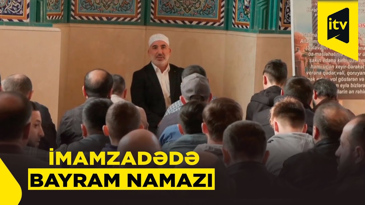 Gəncədə bayram namazı qılınıb