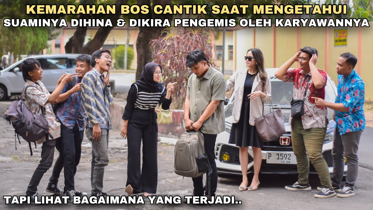 KEMARAHAN BOS CANTIK SAAT MENGETAHUI SUAMINYA DIHINA & DIKIRA PENGEMIS OLEH KARYAWANNYA SENDIRI !!