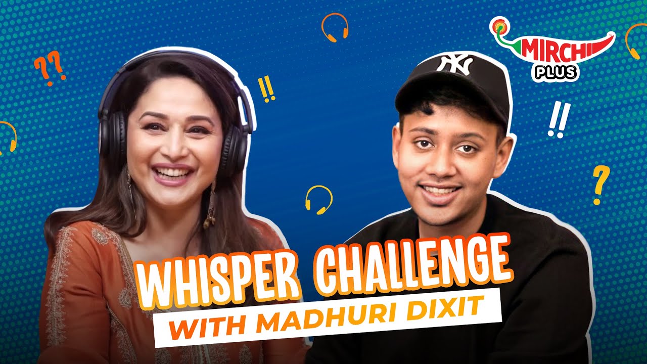 Madhuri Dixit plays Whisper Challenge 😂 | Gaurav | Boom Padi