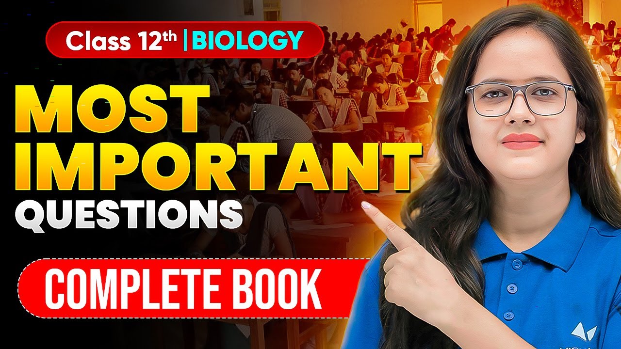 Class 12th Biology Complete Book | Most Important Question | UP Board English Medium Exam 2026