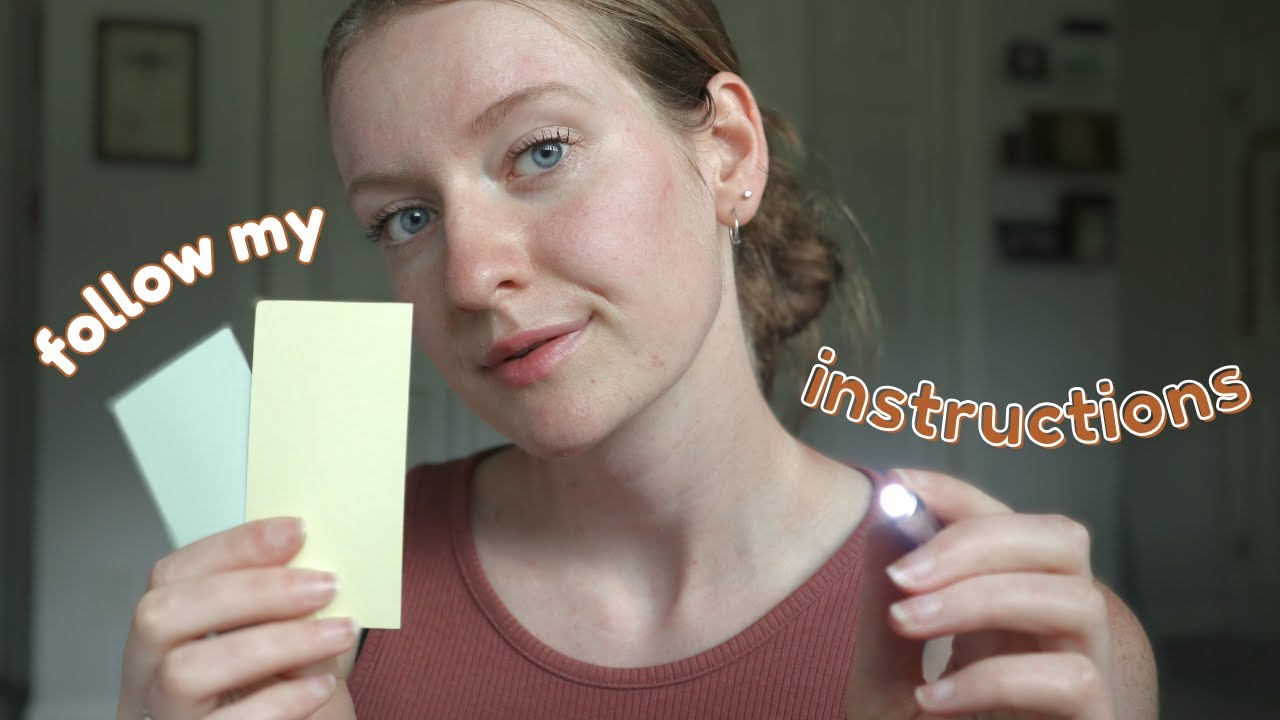 Irish ASMR Follow My Instructions (with your eyes closed) For SLEEP 🌟💤