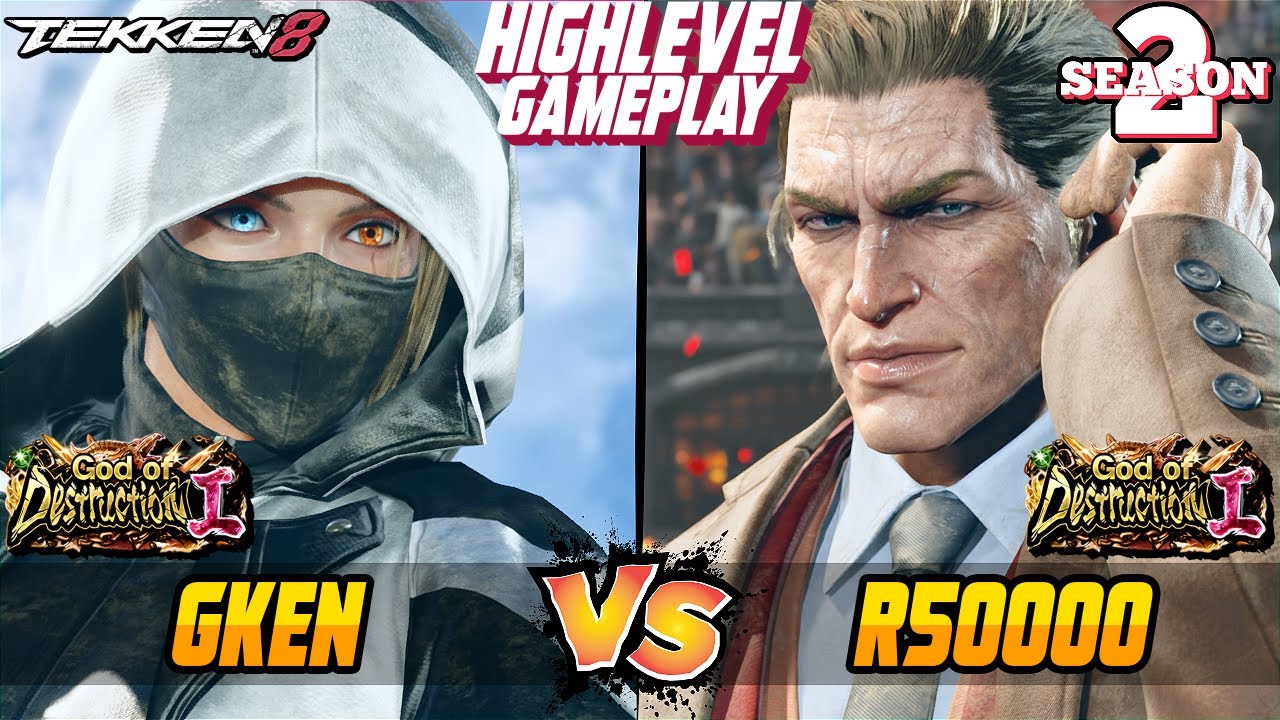 Tekken 8 &ndash; GKEN (Lidia Sobieska) vs R50000 (Victor) &ndash; T8 High Level Gameplay
