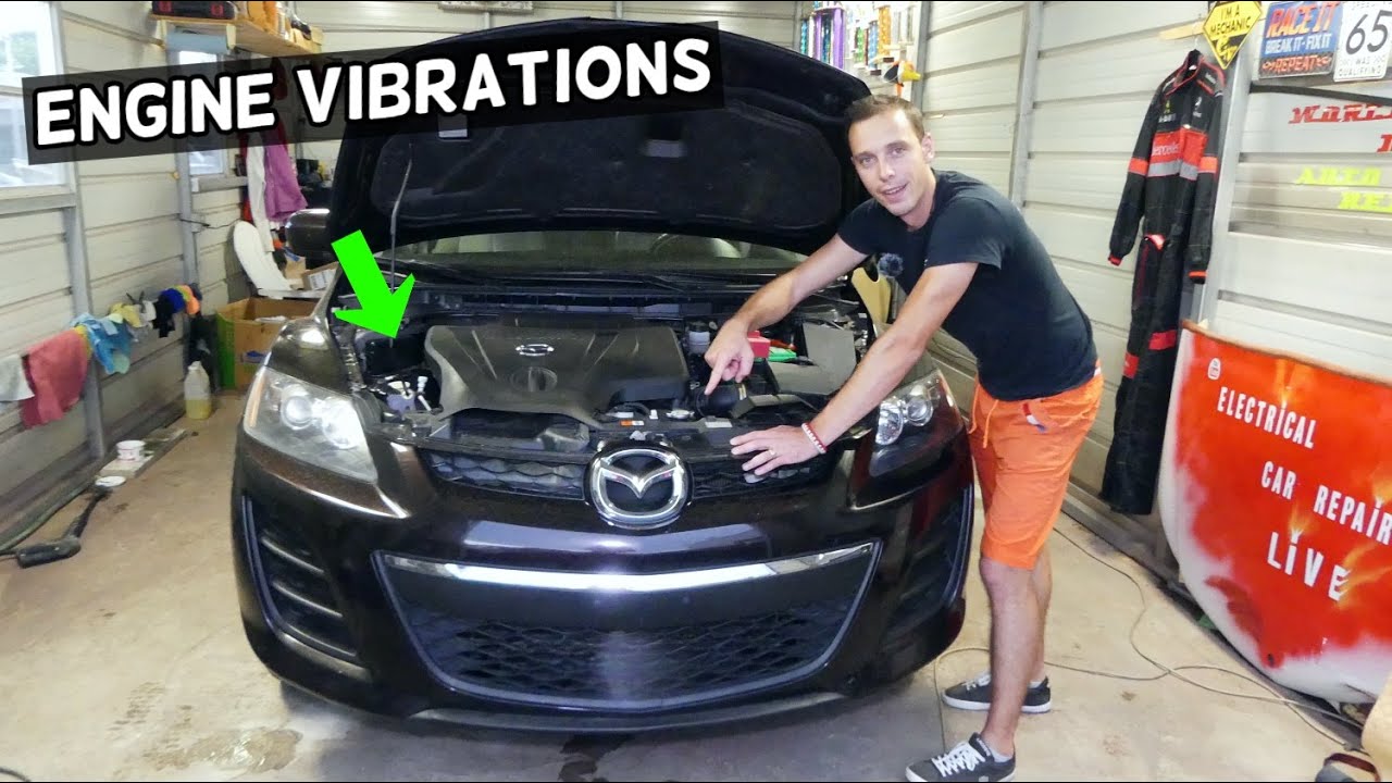 ENGINE VIBRATIONS MAZDA 2 3 5 6 CX-2 CX-5 CX-7 CX-9. ENGINE MOUNT VIBRATIONS