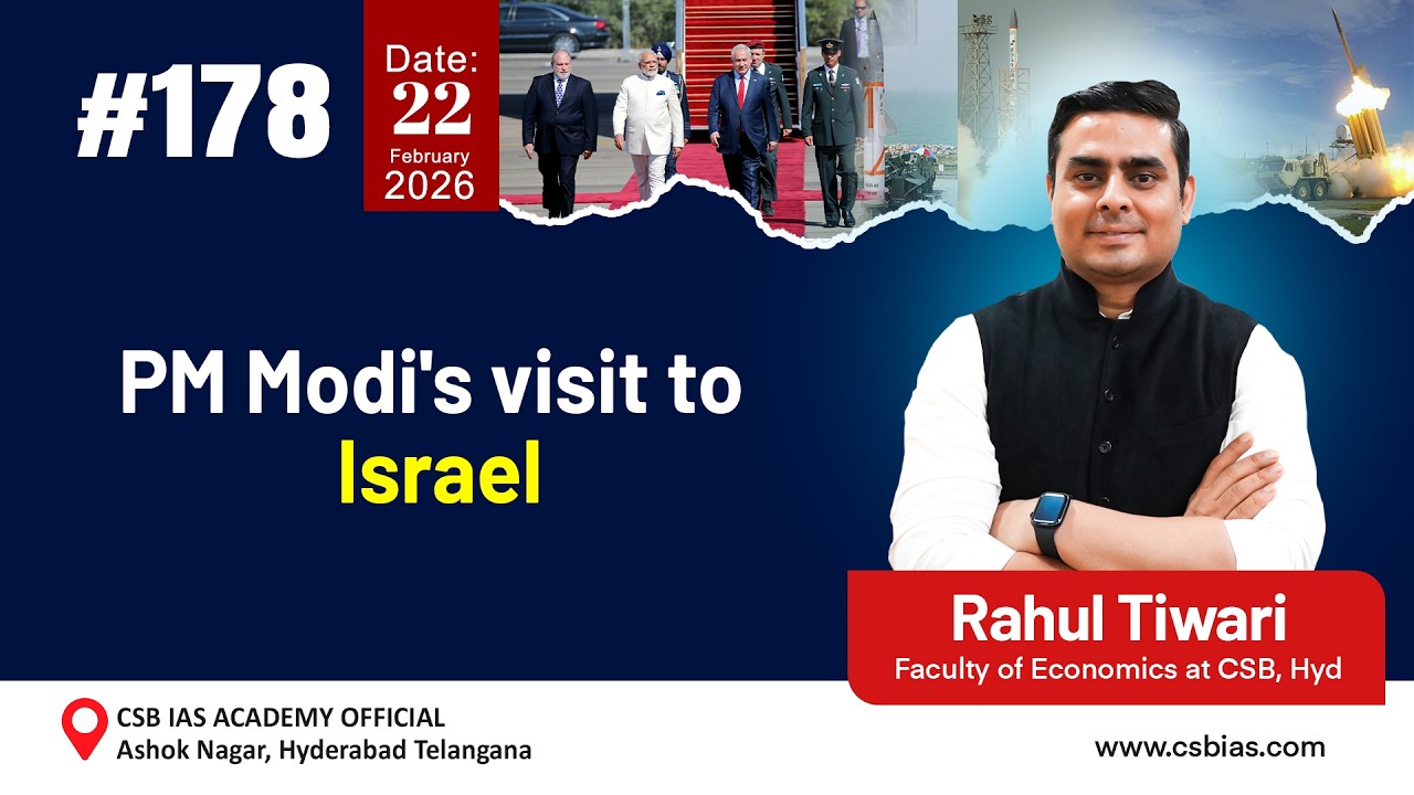 #178 PM Modi's visit to Israel #PMModi #ModiInIsrael #IsraelVisit #indiaisraelrelations