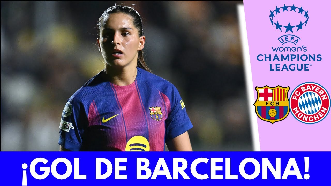 GOLAZO DEL BARCELONA. Kika Nazareth anota el 2-0 ante la Roma | Champions League Femenina