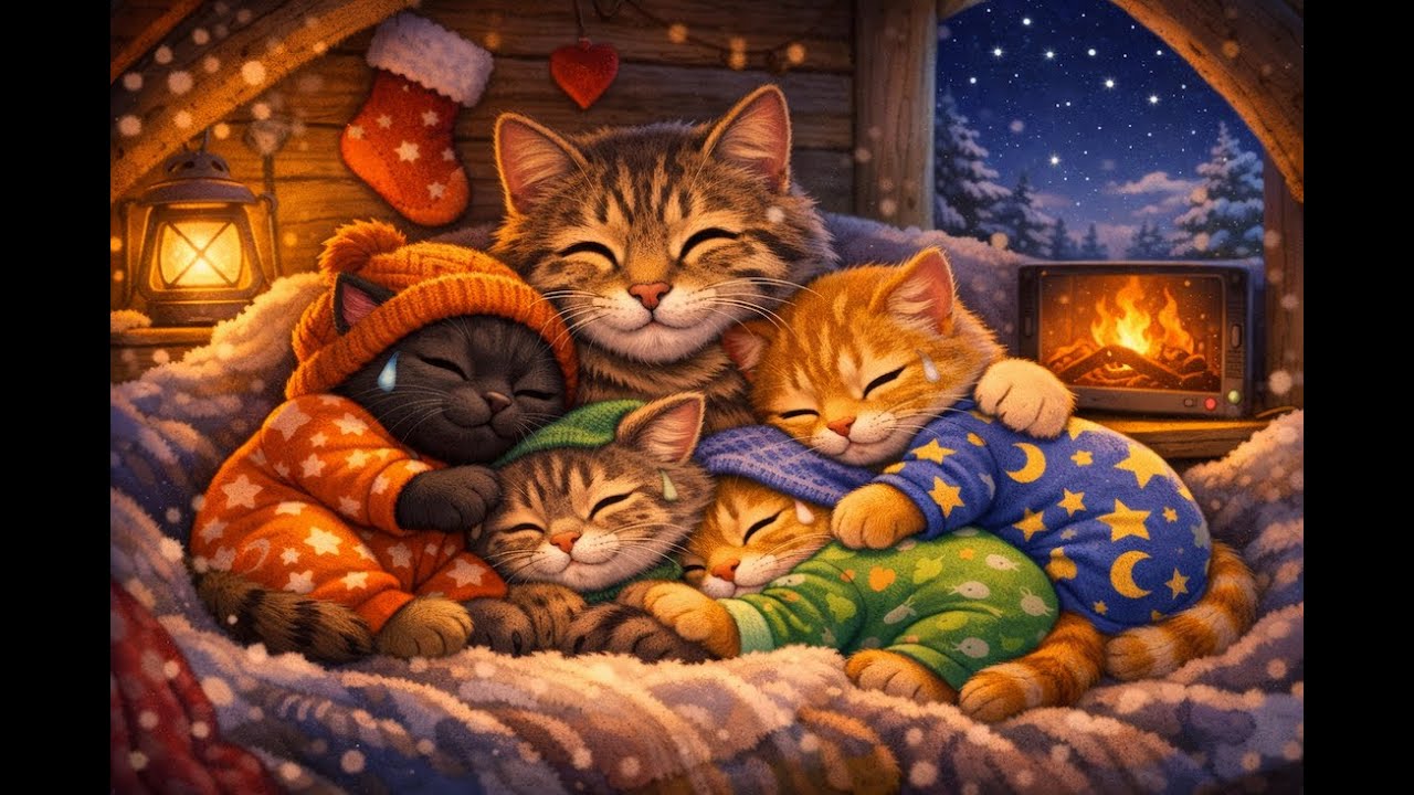 LIVE CAT CAM: Mama Is Home 💛 Cozy Night With the Paw Crew | Cat Live Stream