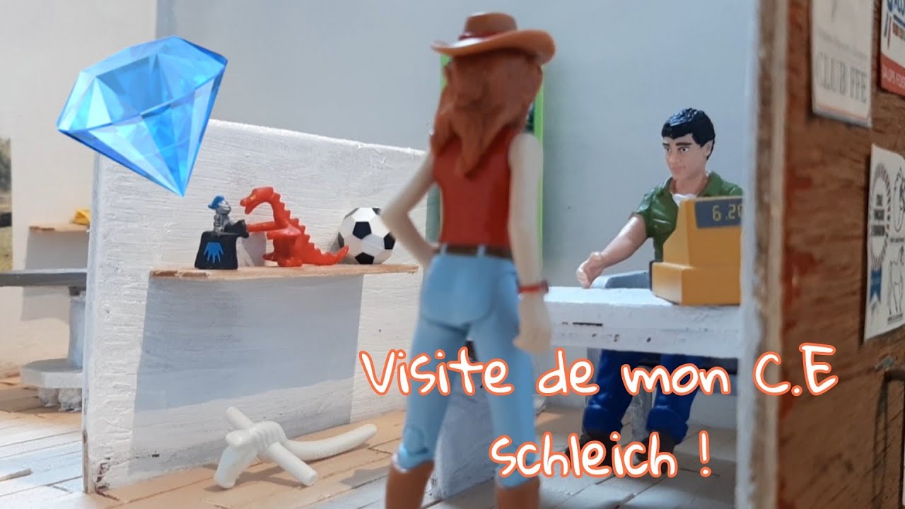 Visite de mon centre équestre schleich (p.1)⭐ |vidéo schleich🐎
