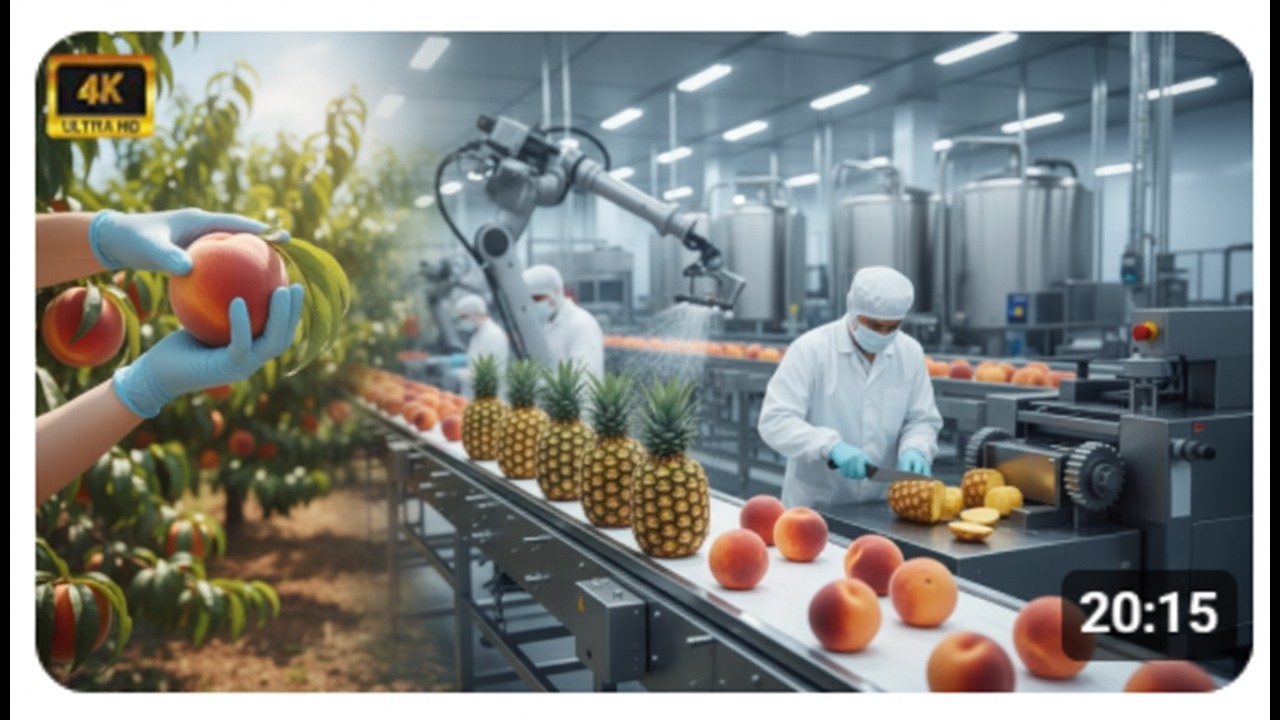 How Fruit is Processed: Full Factory Tour & Documentary