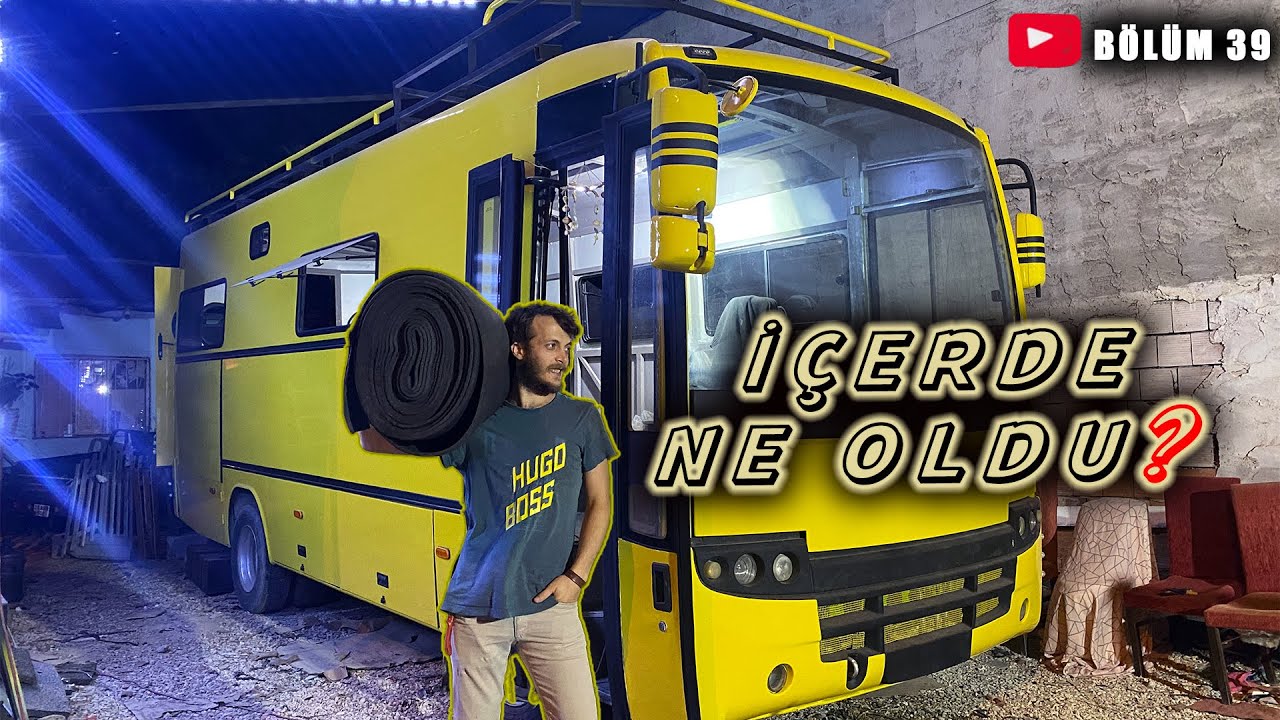 TABAN KISMINI KAPATTIK SU TESİSATI İÇİN HAZIRLIK YAPTIK - KARAVAN YAPIMI - BÖLÜM : 39