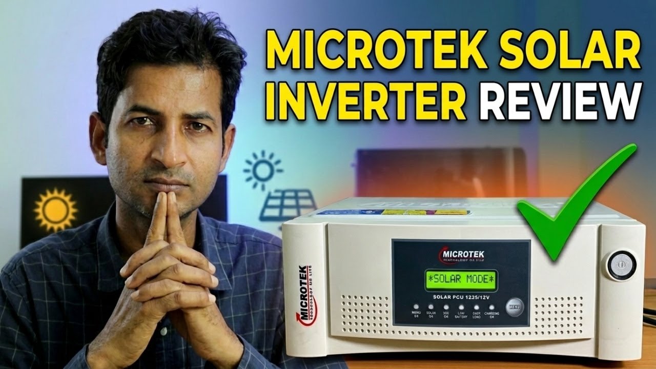 Microtek Solar Inverter Review | solar inverter review in hindi