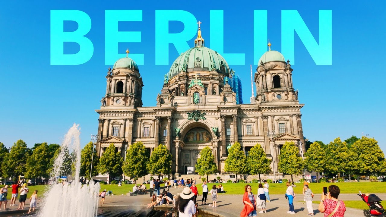 Berlin Walking Tour 🇩🇪 4K/60fps (Brandenburg Gate, Reichstag, Berliner Dom ++)