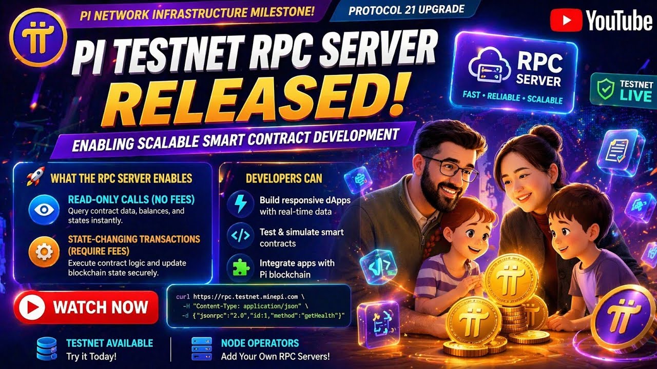🚀 Pi Testnet RPC Server Released: Enabling Scalable Smart Contract Development  💜🎯