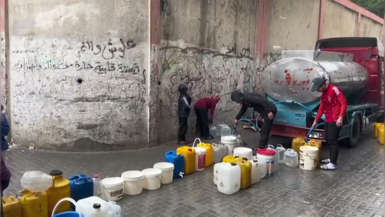 تنفيذ سقيا ماء لأهلنا النازحين في الشمال 