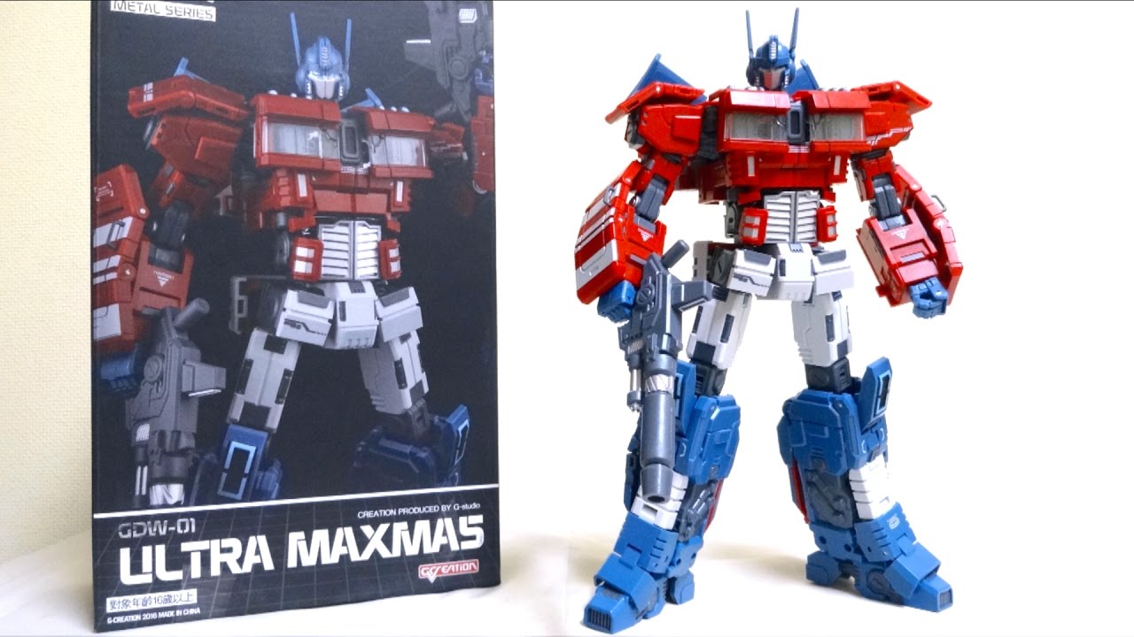 【トランスフォーマー IDW オプティマスプライム】っぽい人 ウルトラマキシマス ヲタファのTF非正規レビュー / GCreation GDW-01 not IDW Optimus Prime