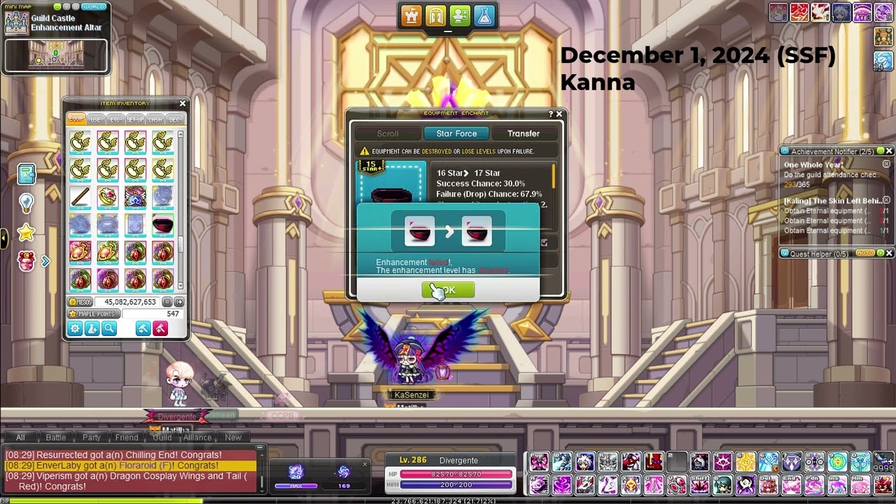 Star Forcing Session 02: Pitched Boss Equips (GMS Kronos)