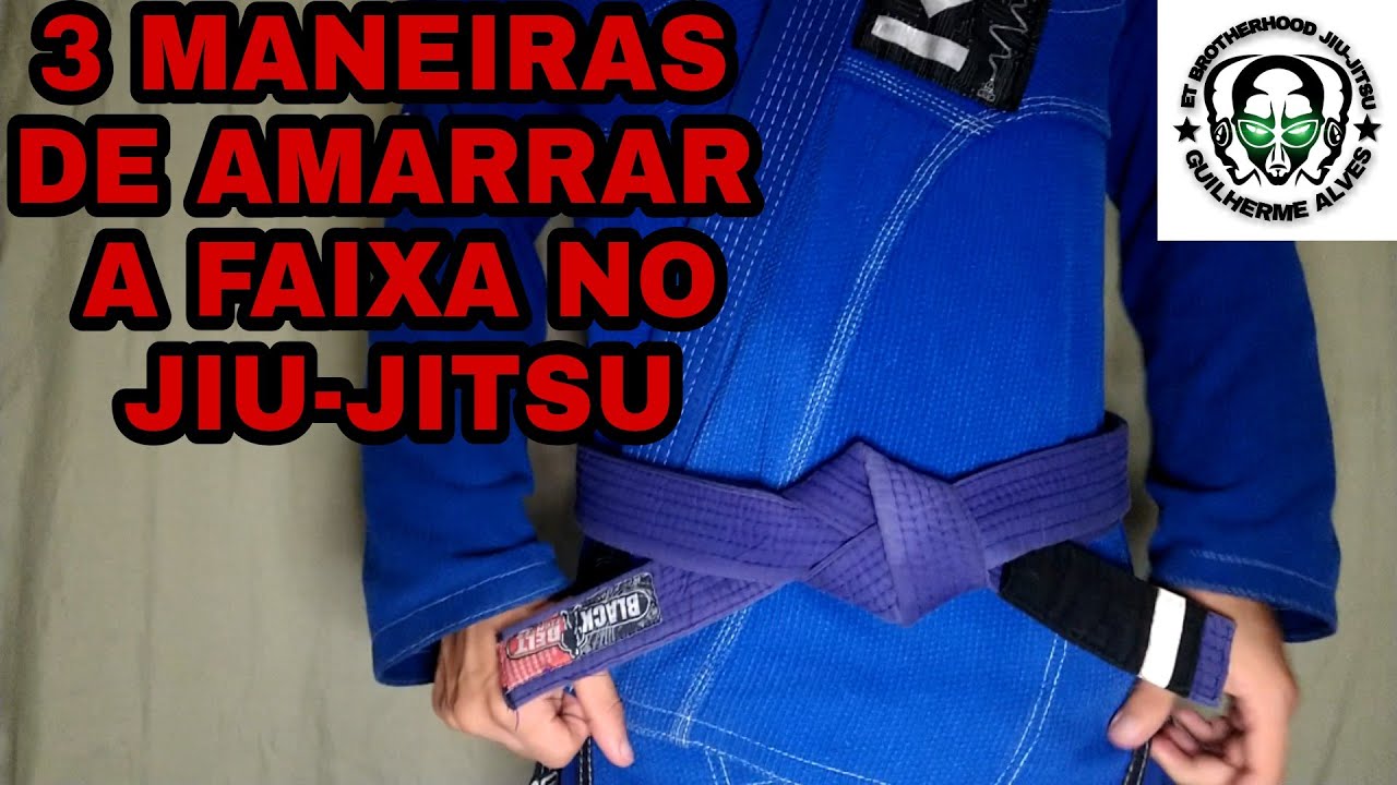 3 MANEIRAS DE COMO AMARRAR A FAIXA NO JIU-JITSU