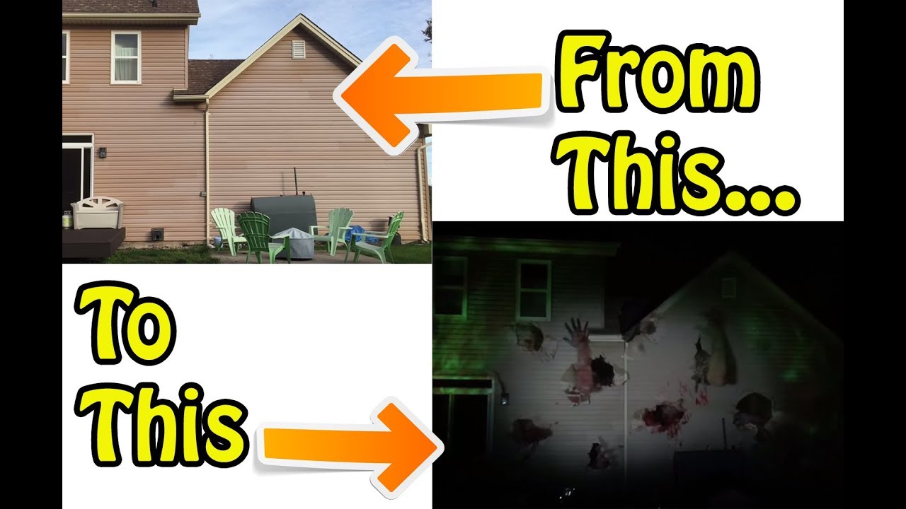 How to Make Zombies Destroy your House on Halloween - AtmosFearFX Demo of Zombie Invasion