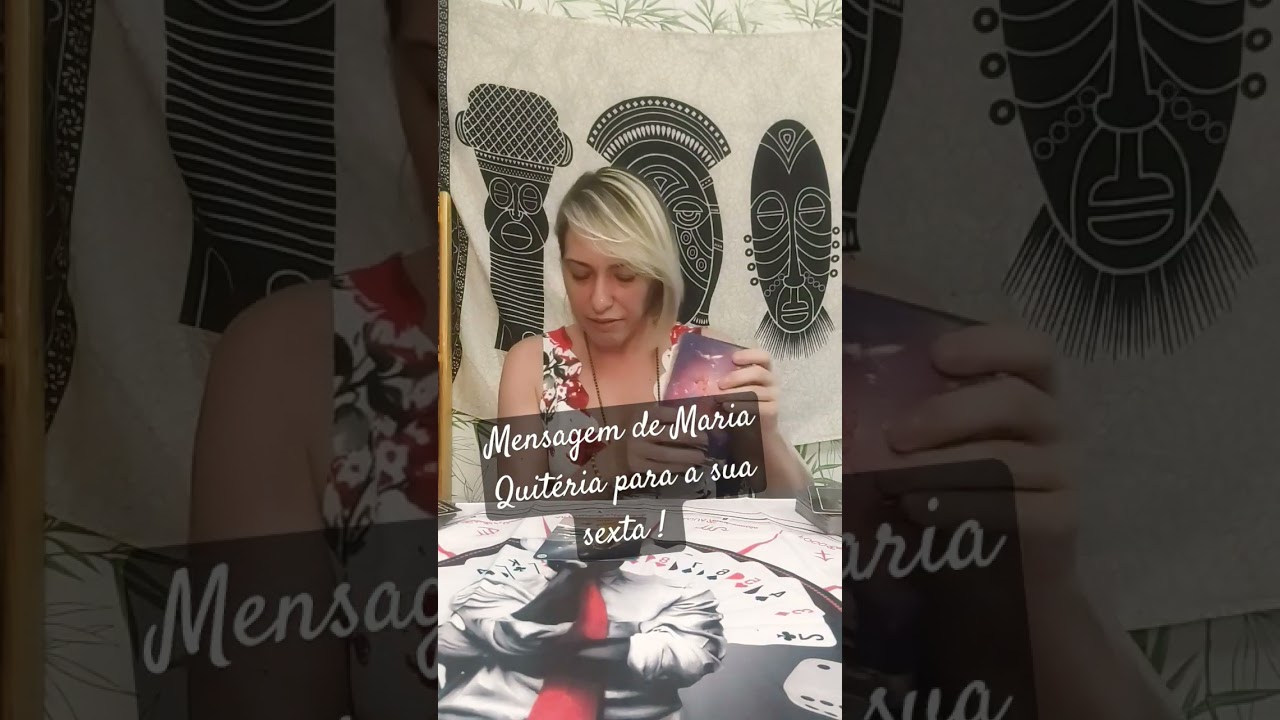 mensagem de Mar&iacute;a Quit&eacute;ria #umbanda #tarododia #tarot #mariaquiteria #pombogira #cartomanteonline