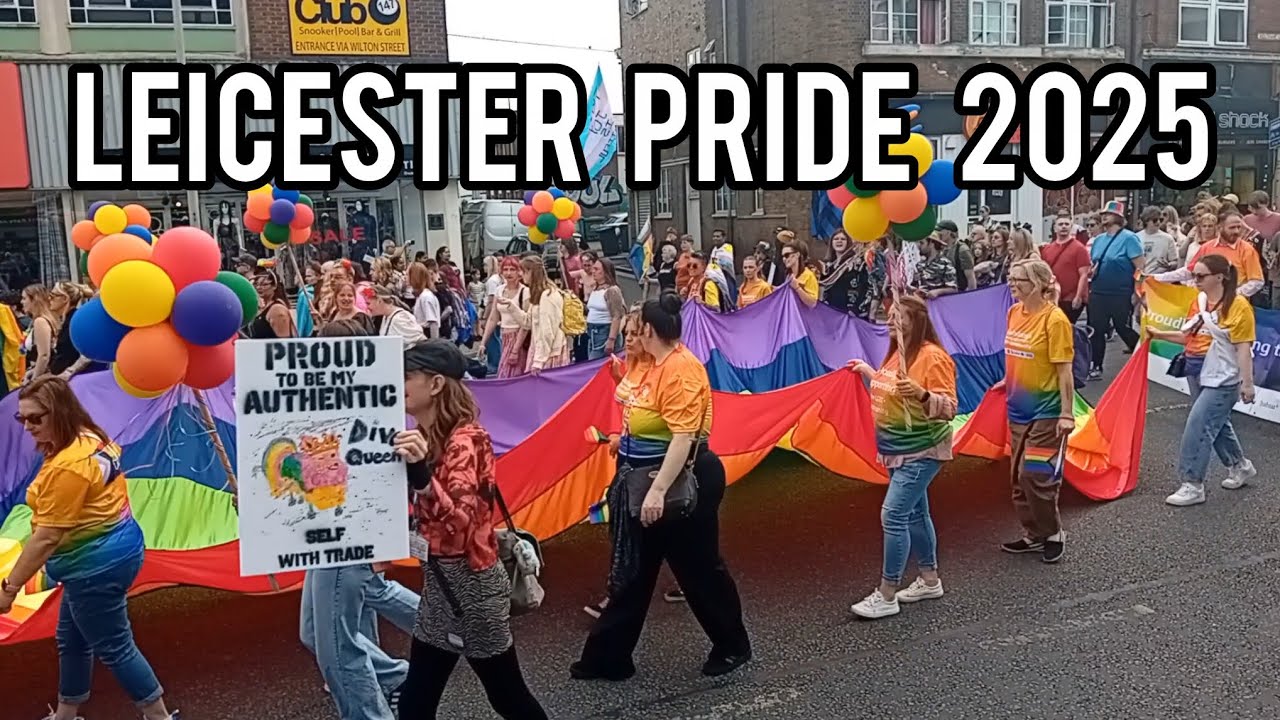 Leicester Pride 2025 Parade and Festival | LGBTQ+ Celebration in the City Centre