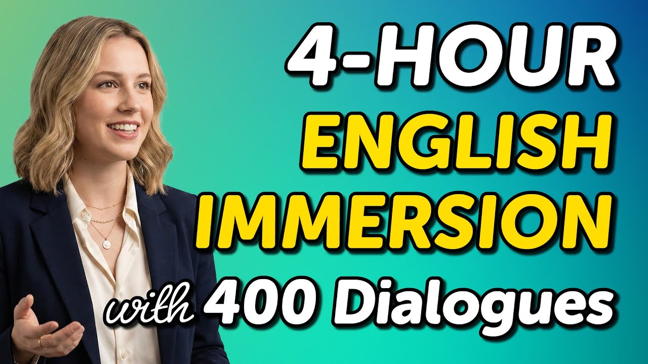 The Ultimate 4-Hour English Immersion: 400 Essential Conversations