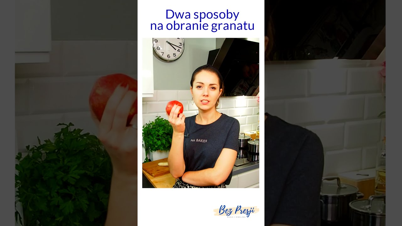 Jak obrać owoc granatu? Są dwa sposoby! #shorts