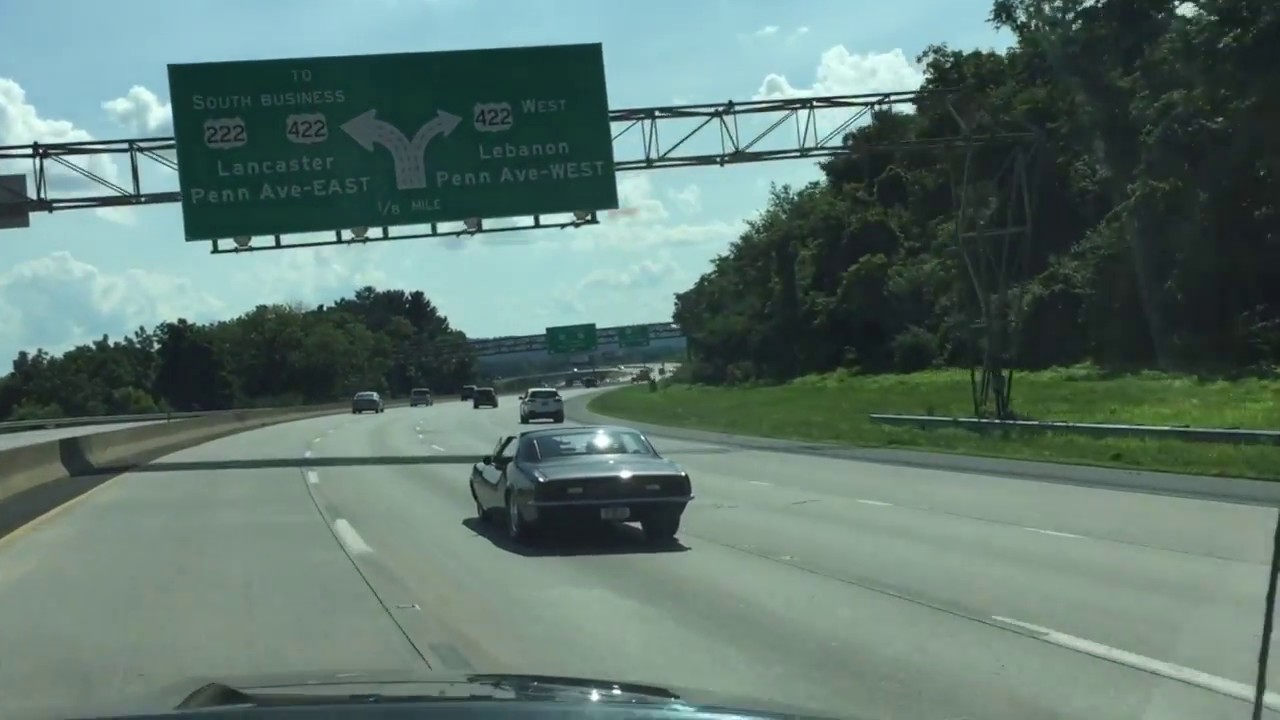 V12 LS Camaro on the highway