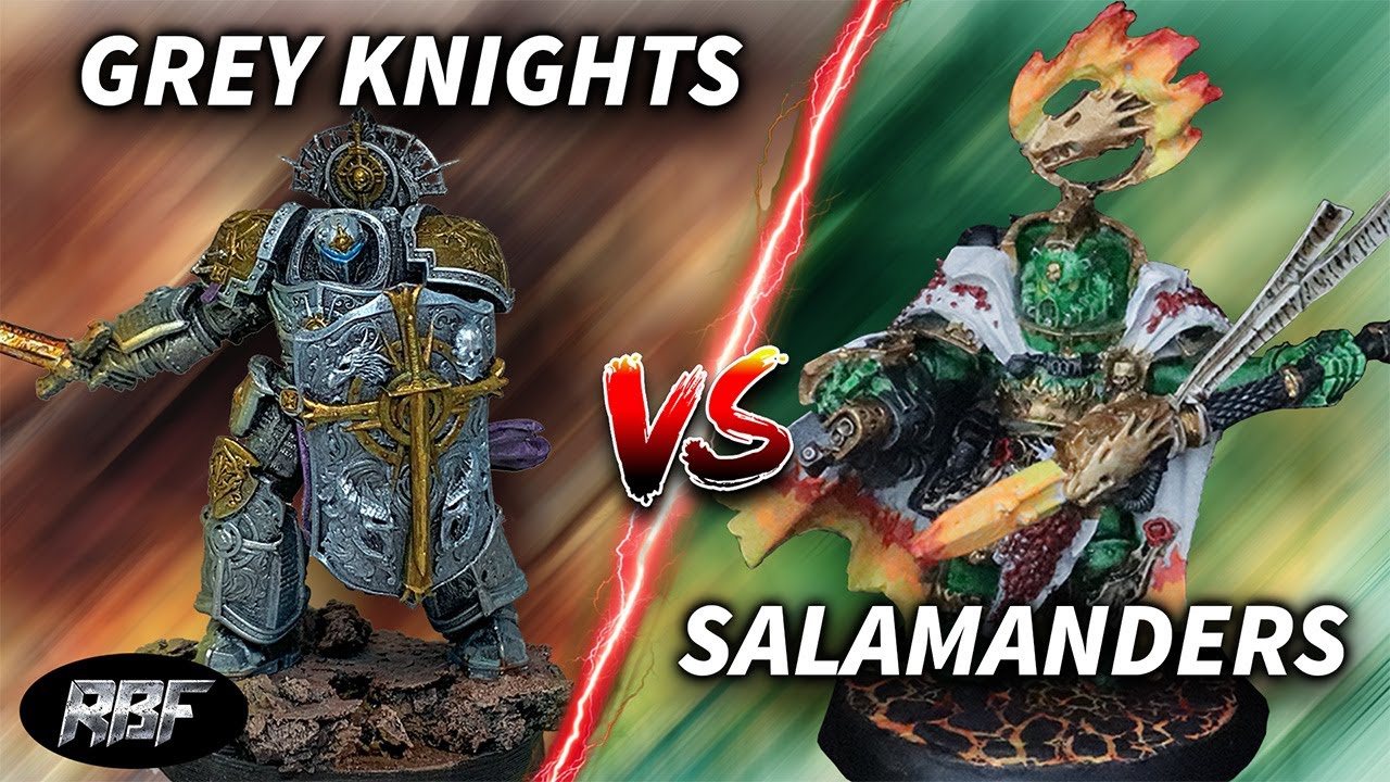 Grey Knights vs Salamanders RBF55 #warhammer #battlereport