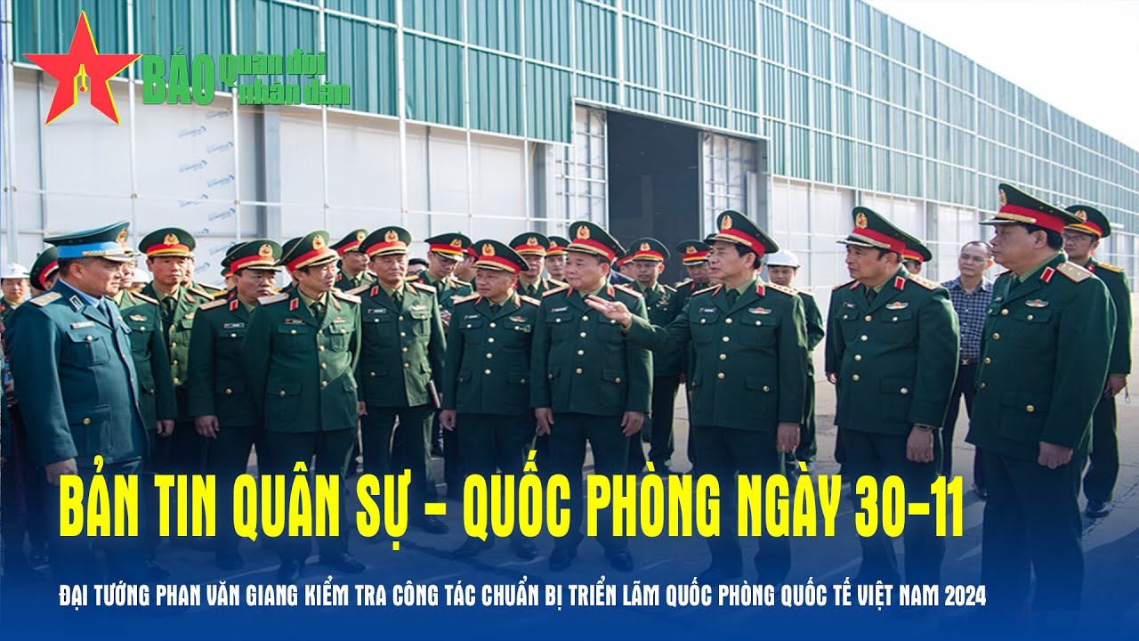 Đại tướng Phan Văn Giang kiểm tra công tác chuẩn bị Triển lãm Quốc phòng quốc tế Việt Nam 202