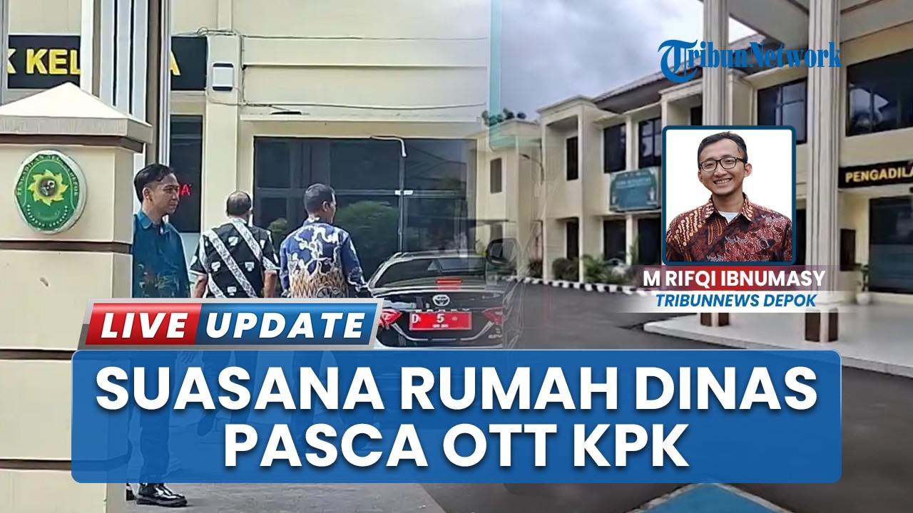 Rumah Dinas Ketua dan Wakil Ketua PN Depok Sepi & Terkunci Rapat Pasca-OTT KPK, Pagar Digembok
