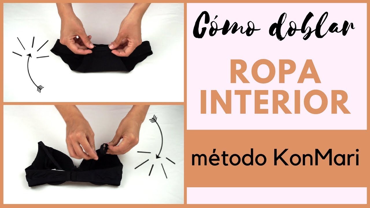 COMO DOBLAR ROPA INTERIOR según Marie Kondo | Método KonMari