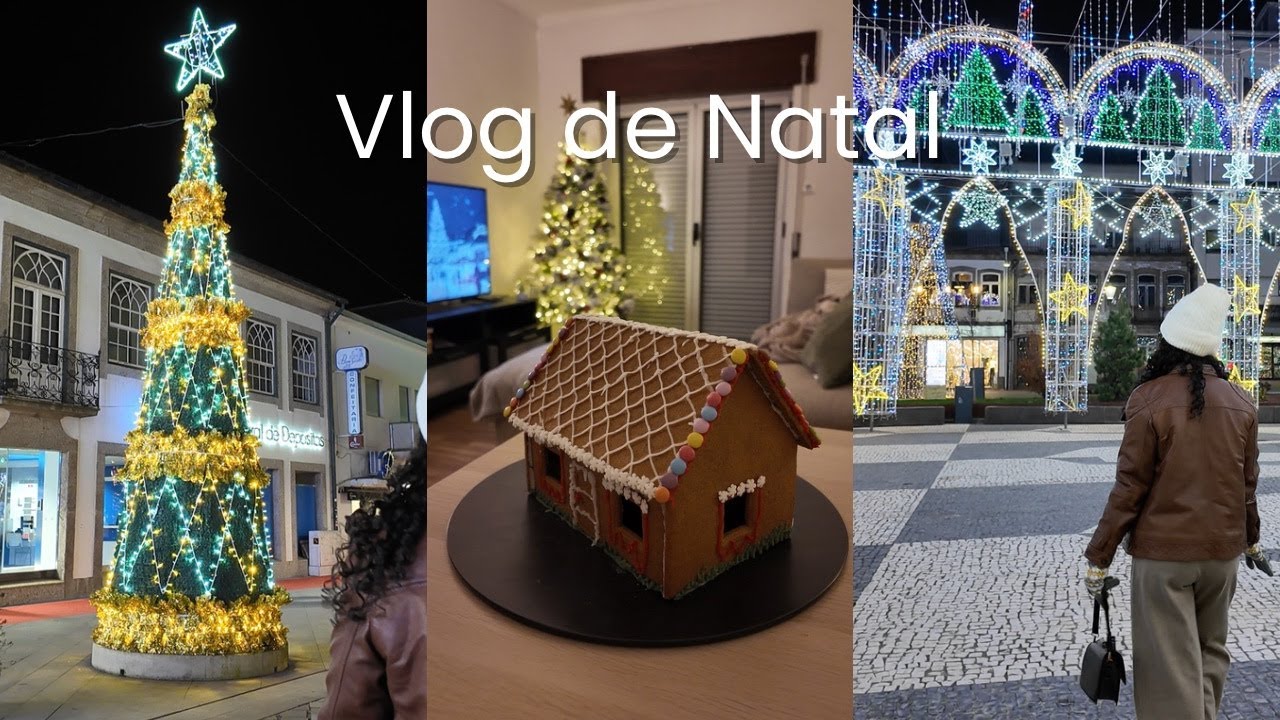 Vlog de Natal | Visitando lugares natalinos em Portugal