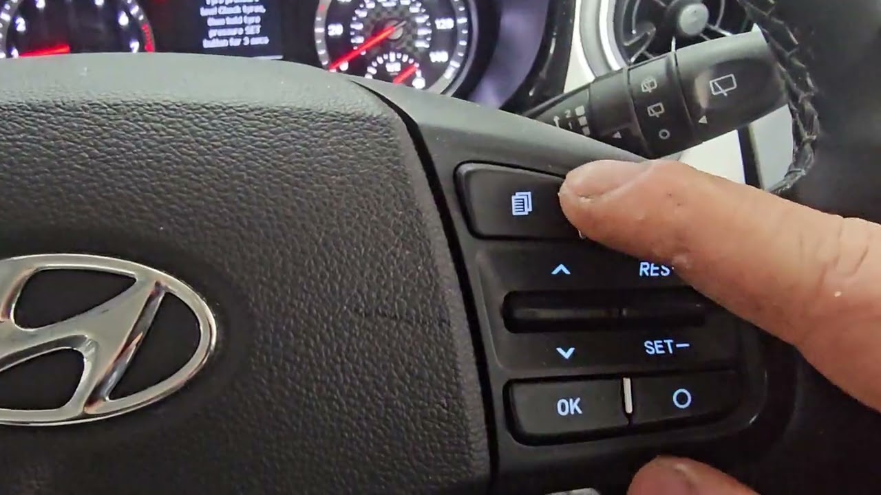 Hyundai i10 i20 i30 TPMS Reset and How it works