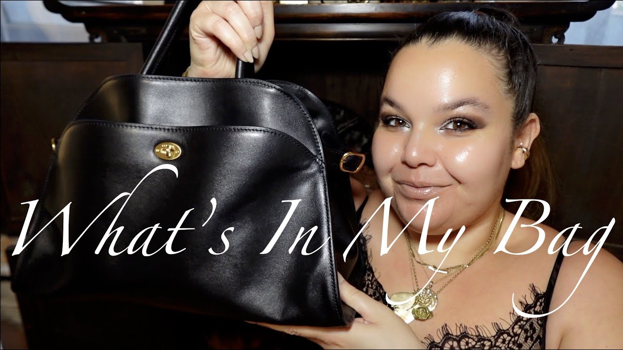 OLD SCHOOL WHAT'S IN MY BAG | ELBORN MOMET BAG, Mason Pearson, Chanel Beauty... Lela Sophia