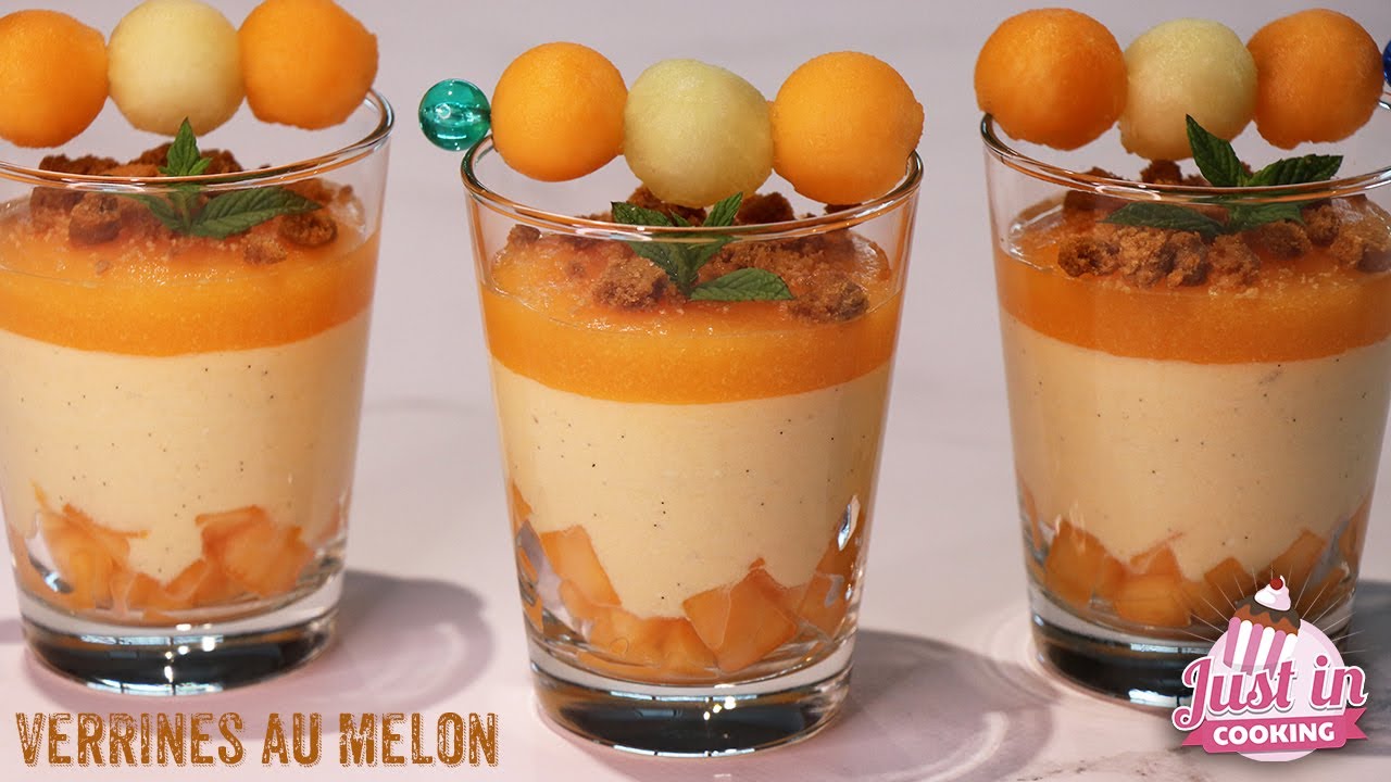 Recette de Verrines Sucrées au Melon