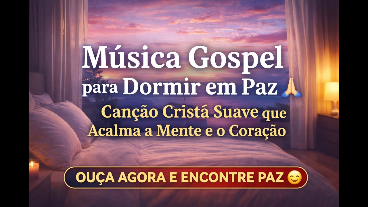 Música Cristã para Dormir Profundamente 🌙 Louvor Suave para Acalmar o Coração