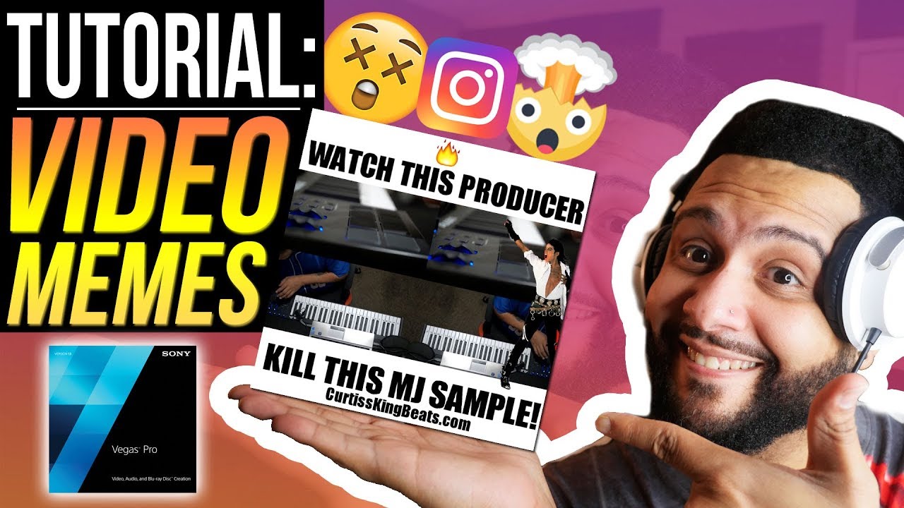 How To Make A Video Meme For Instagram | Sony Vegas Pro