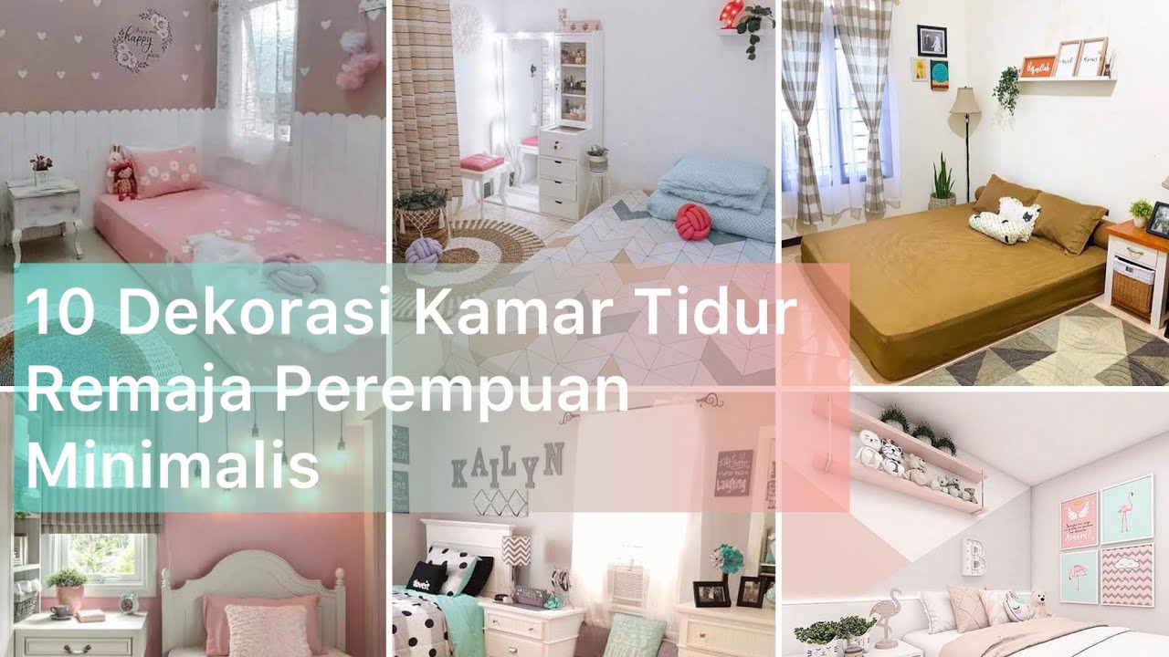 Ide Dekorasi Kamar Tidur Remaja Perempuan Minimalis #desainkamarminimalis #desainkamartidur
