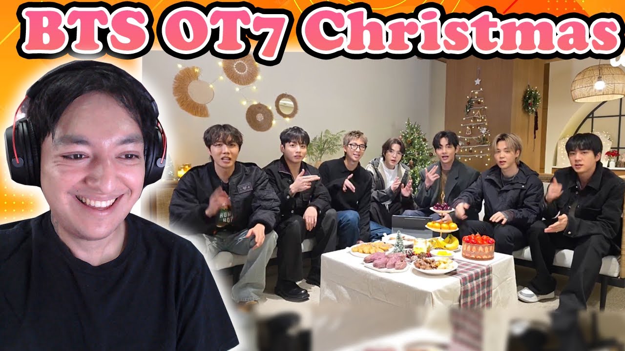 BTS OT7 2025 CHRISTMAS WEVERSE LIVE REACTION (21.12.2025)