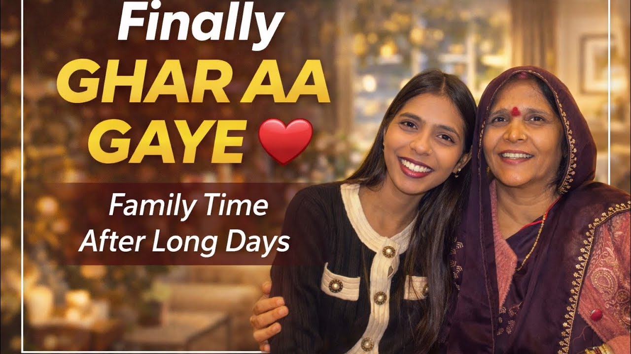 Finally Home 🏠❤️ | Ghar Wapsi Vlog | emotional feel 