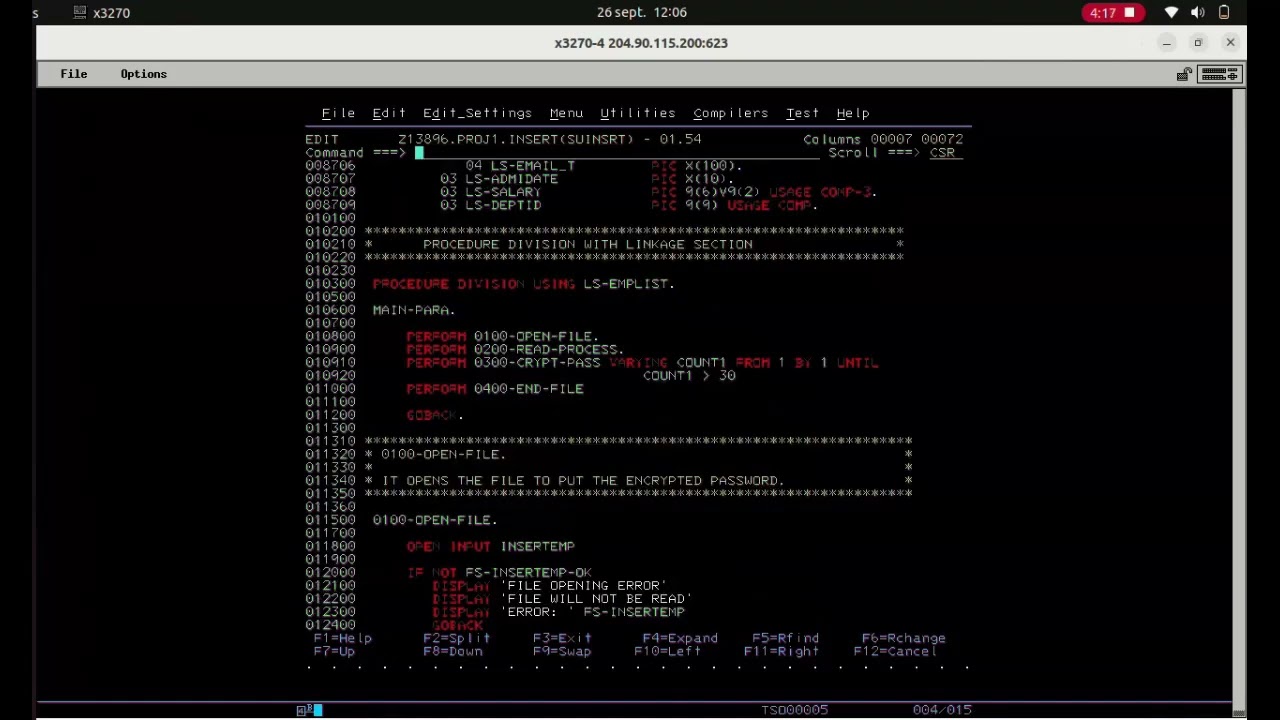2 - INSERT JSON DB2 COBOL ENG - COBOL AIRLINES