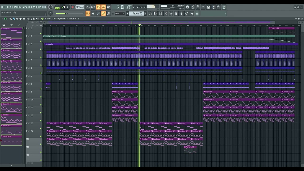 Daft Punk - Instant Crush (Video) ft. Julian Casablancas Remake +  FLP