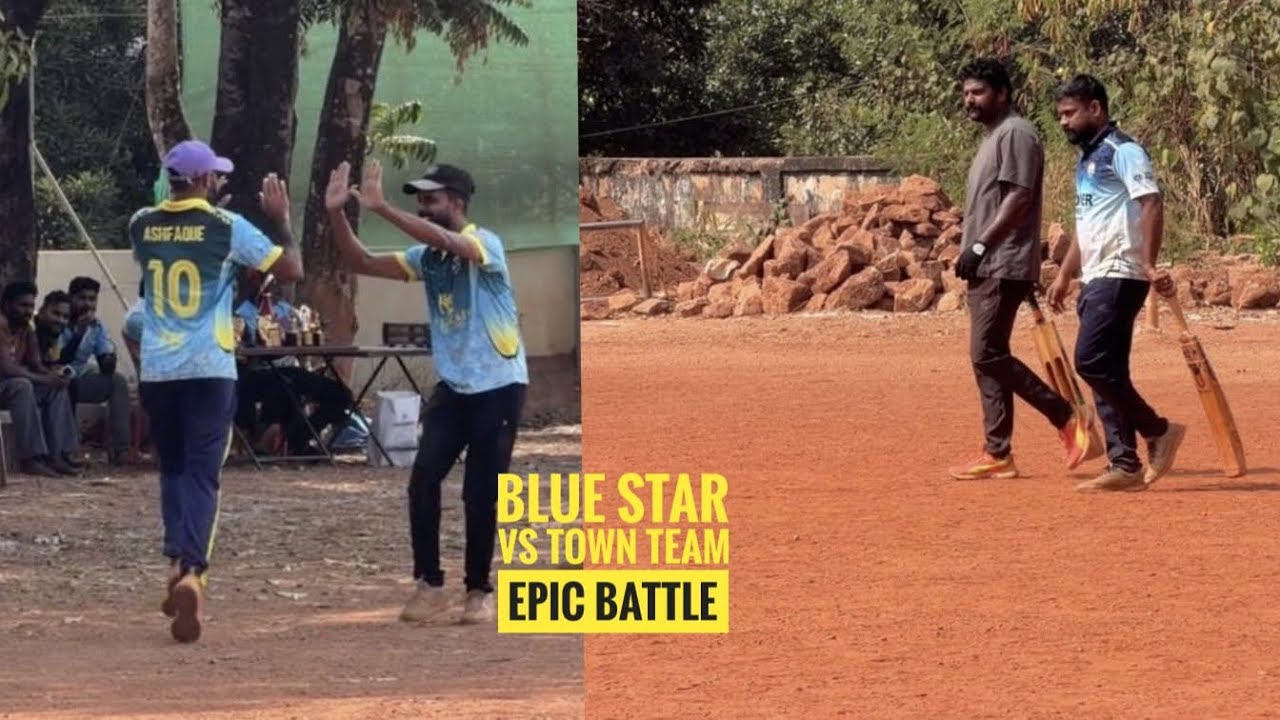 ഫൈനലിന്റെ ആവേശം നിറഞ്ഞ സെമിഫൈനൽ |Town Team Akampadam vs Blue Star | Charity Cricket Tournament 