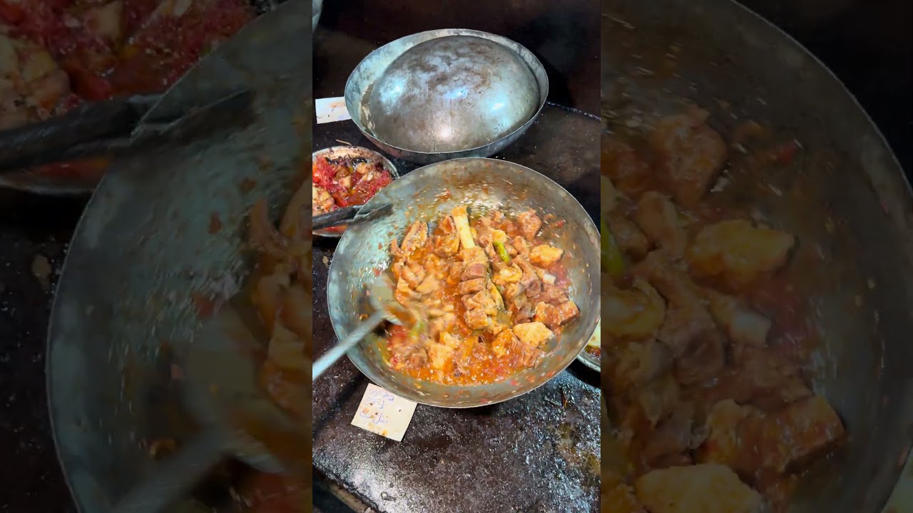 Famous Shinwari Mutton Karahi | Tender & Delicious Mutton | Hakeem Khan Restaurant #shorts