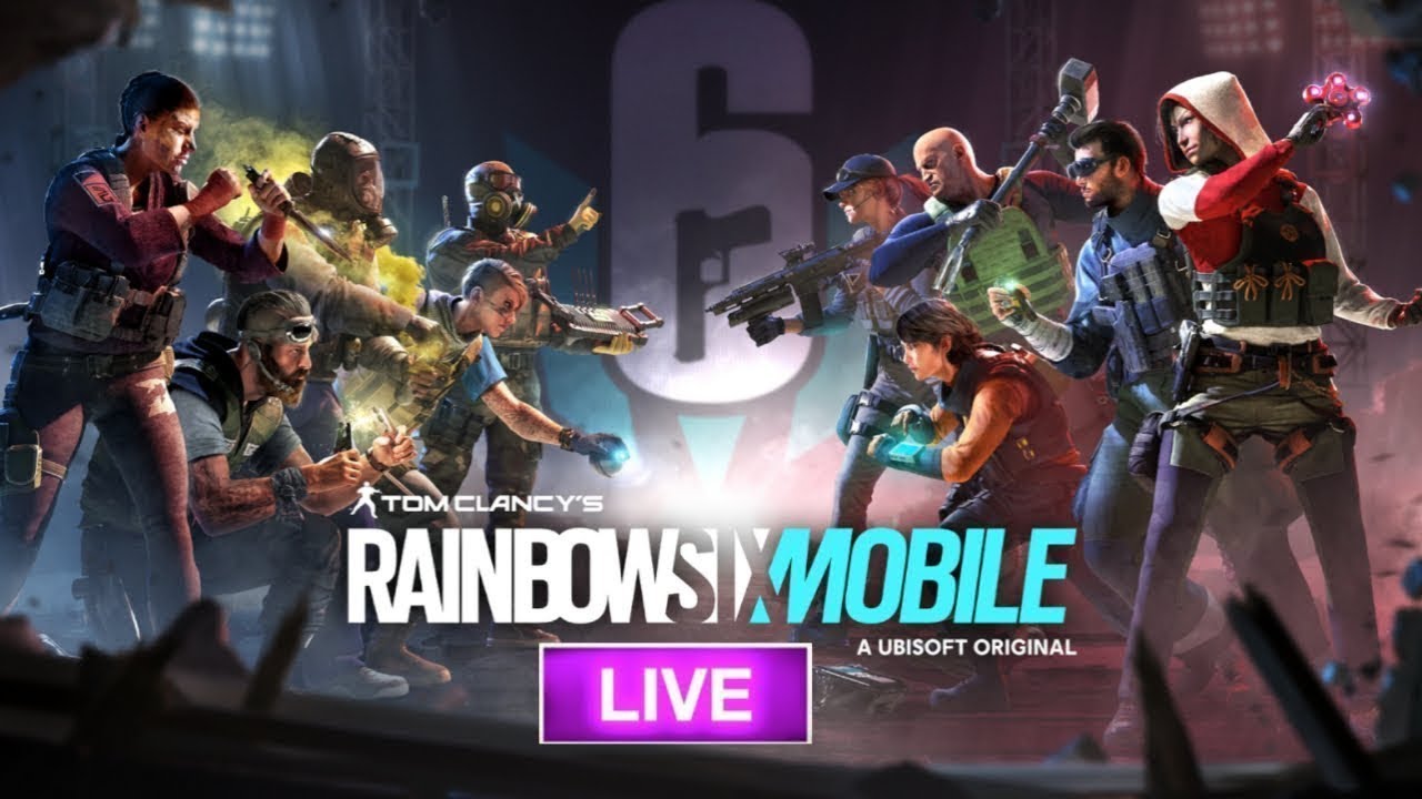Rainbow 6 Mobile Global Lunch ♥️ Live | R6 Mobile 4-FINGER CLAW + FULL GYRO 🎯 | Global Lauch