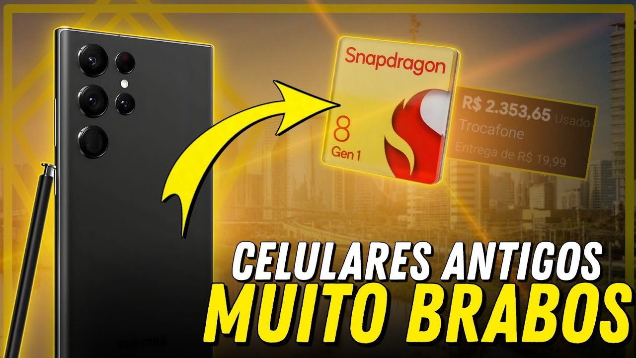 CELULARES ANTIGOS que ainda SÃO ÓTIMOS em 2024!!! (Os mais potentes até hoje)