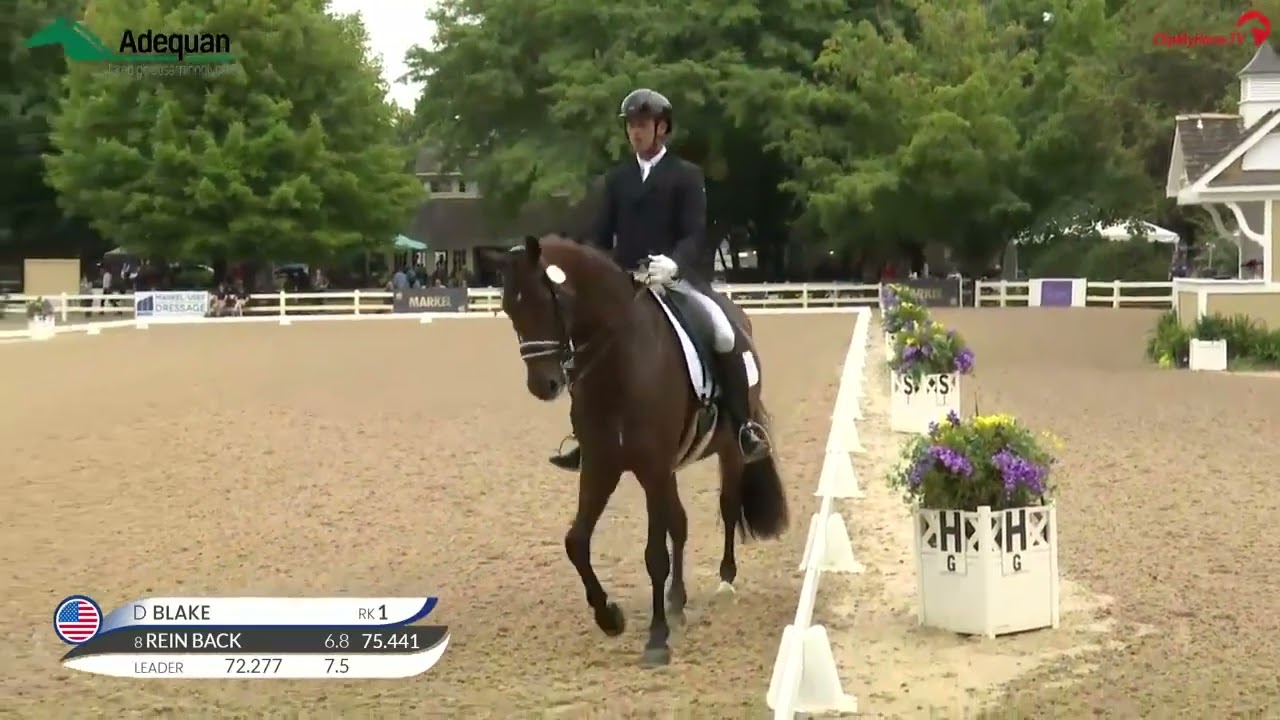 David Blake & Delilah | USEF Developing Horse Prix St Georges Test | U.S. Festival of Champions