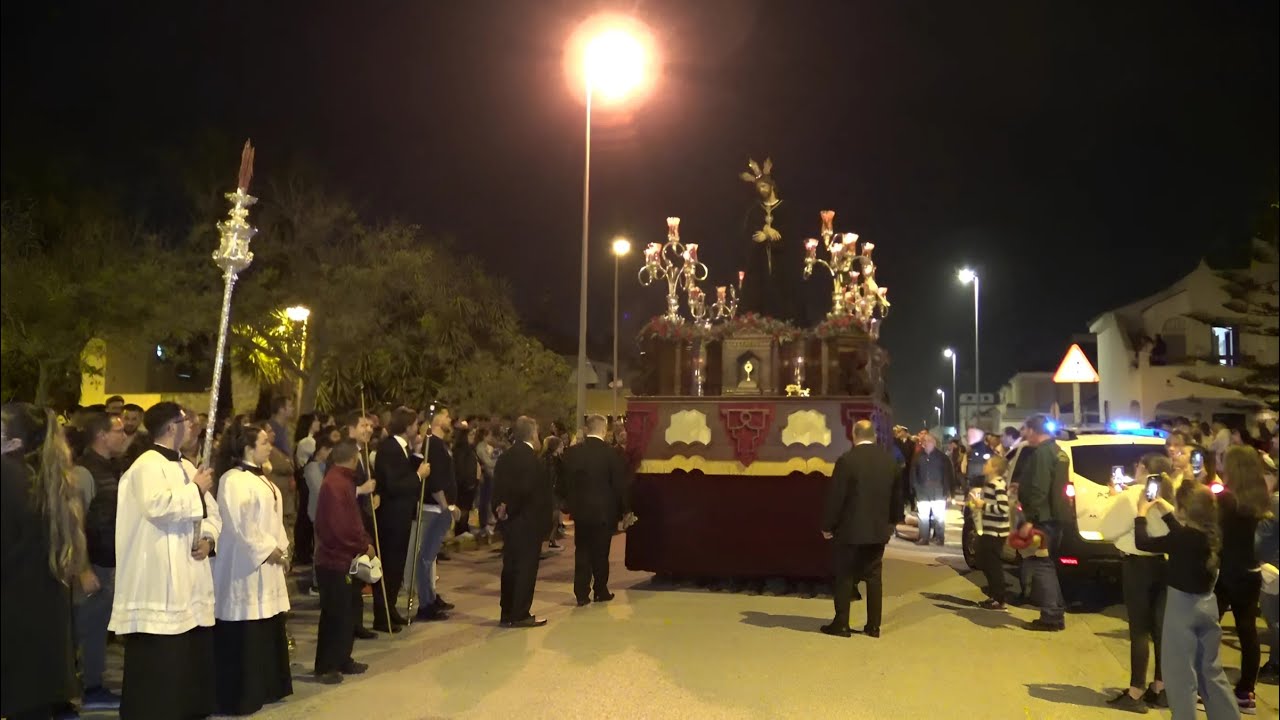 Estacion de Penitencia en las Palmeras del Stmo. Cristo del Amor y Humildad - 2024- Sanlúcar de Bda.