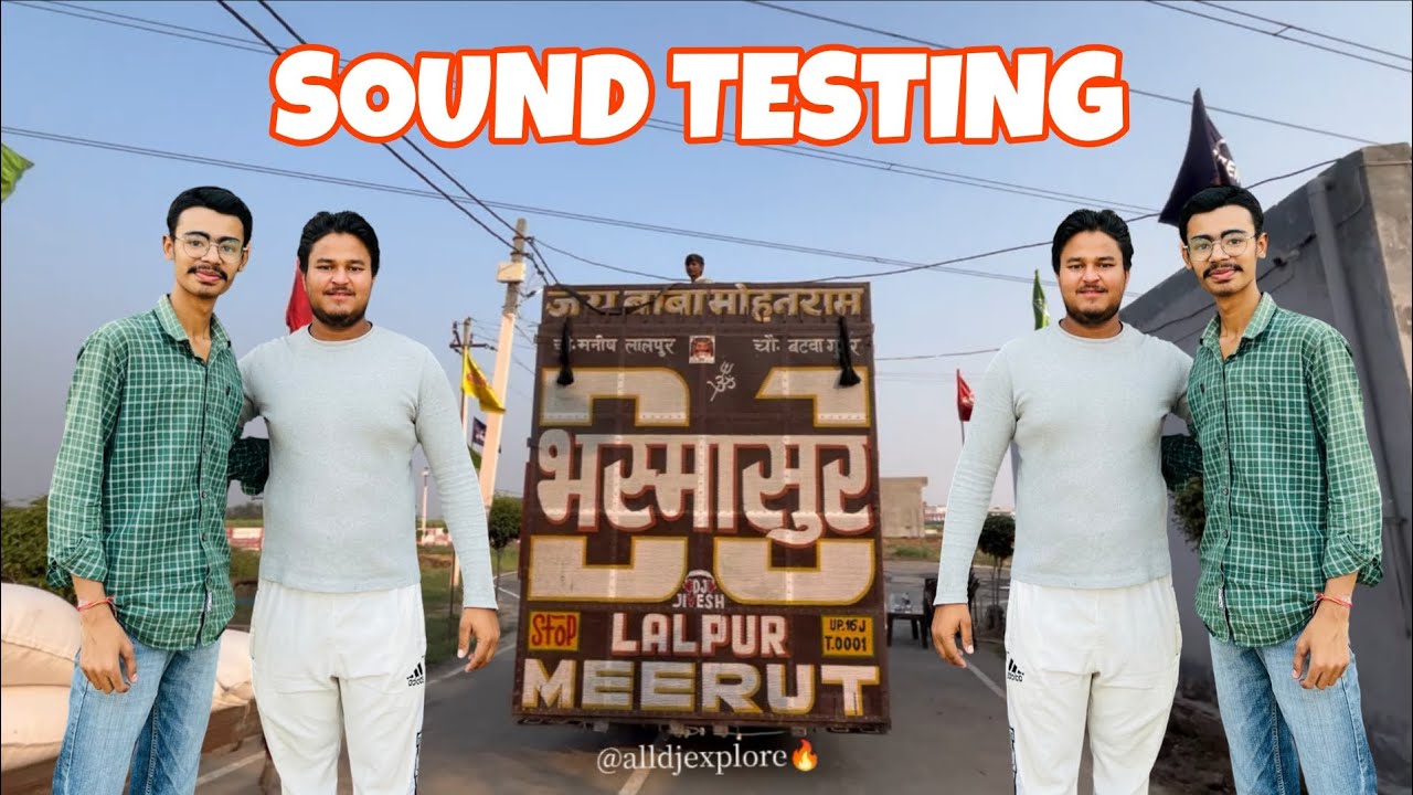 Bhasmasur New Tata Sound Testing🤯🔥#viral #1stvlog 