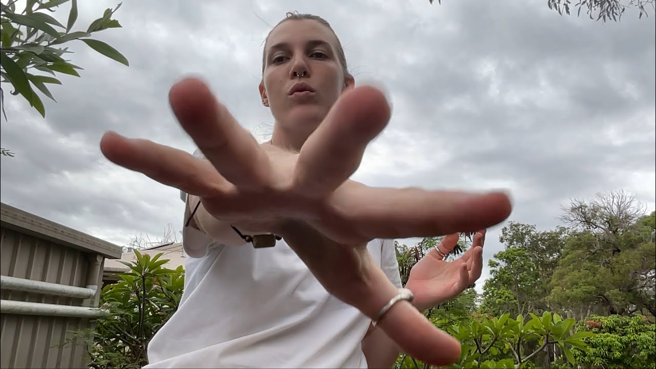 asmr playing with energy (hand movements)