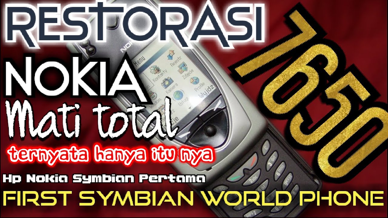 Restorasi HP NOKIA 7650 - Restoration NOKIA 7650 RARE